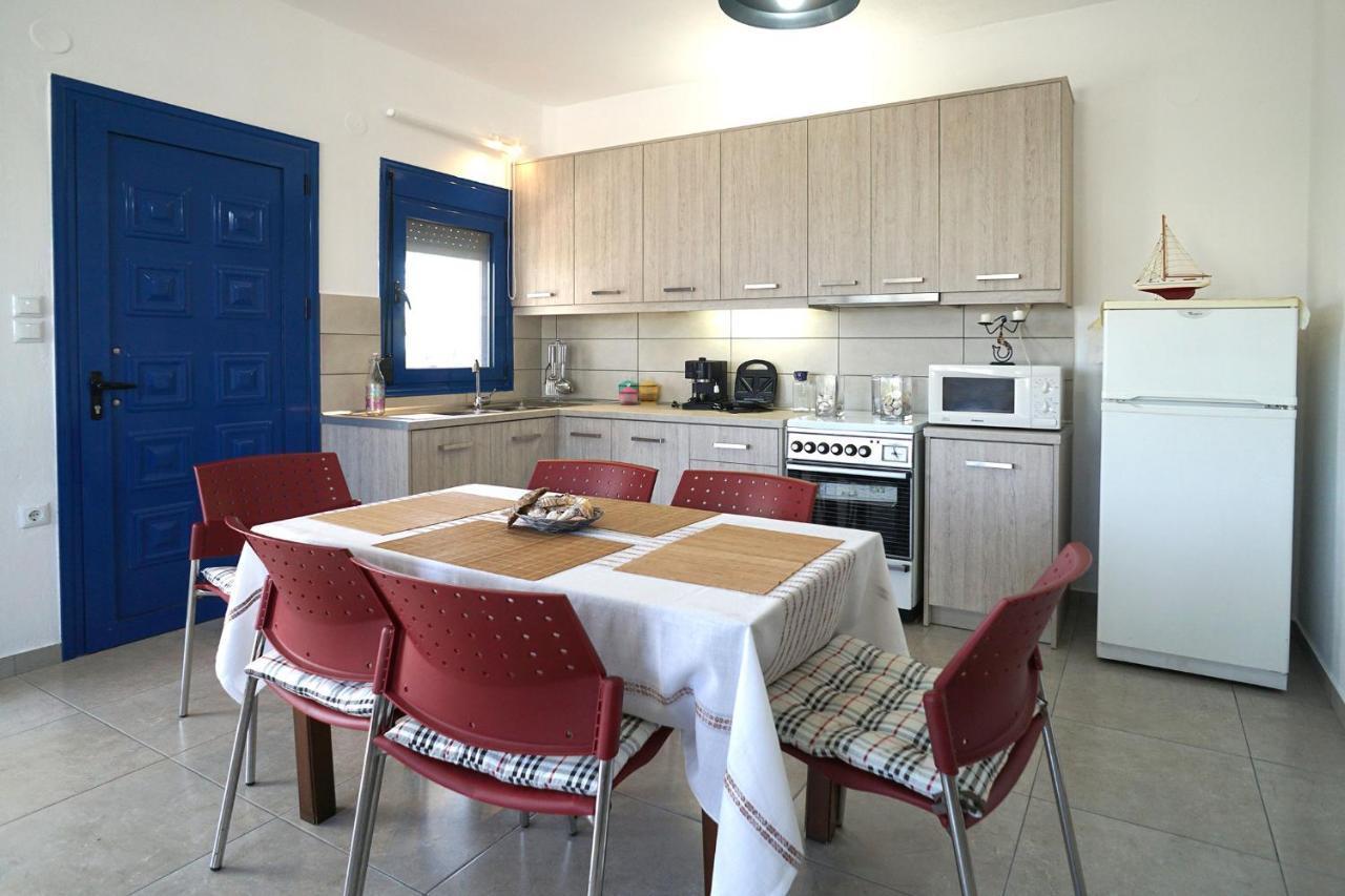 Dolphins House Villa Paralia Avdhiron Ngoại thất bức ảnh