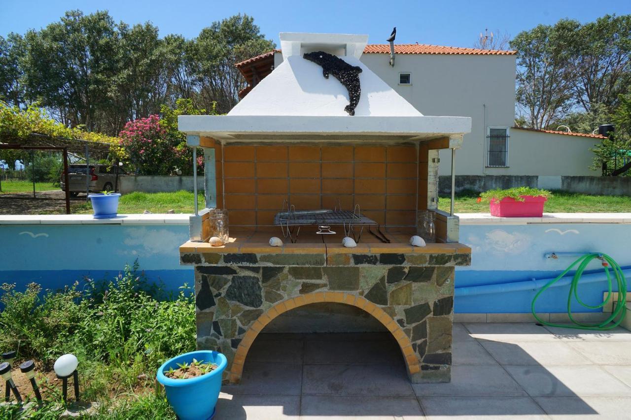 Dolphins House Villa Paralia Avdhiron Ngoại thất bức ảnh