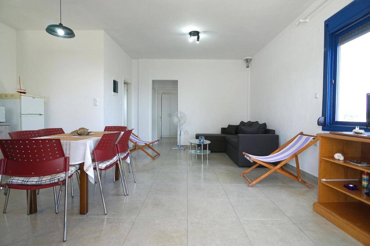 Dolphins House Villa Paralia Avdhiron Ngoại thất bức ảnh