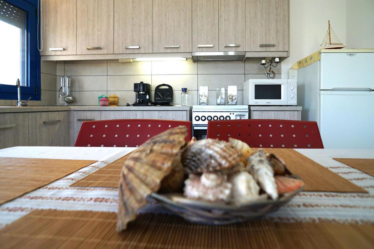 Dolphins House Villa Paralia Avdhiron Ngoại thất bức ảnh