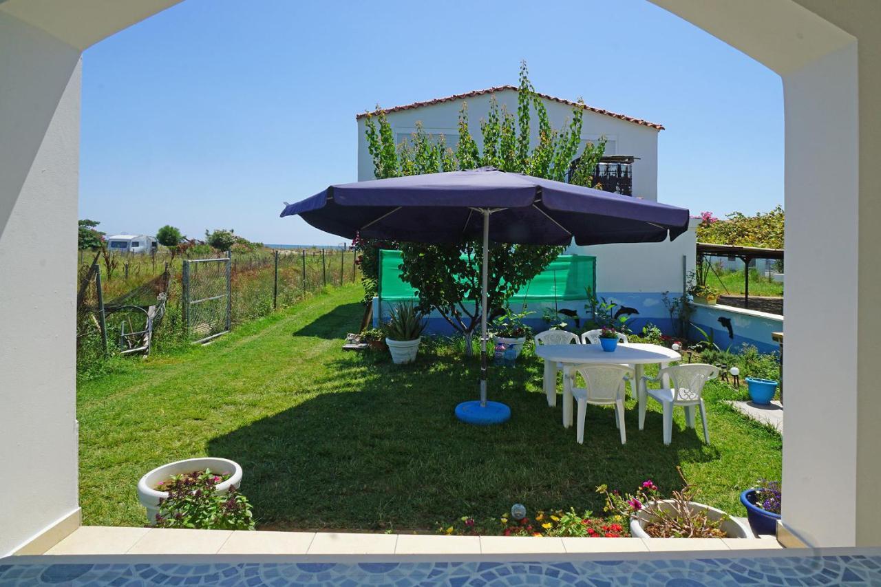 Dolphins House Villa Paralia Avdhiron Ngoại thất bức ảnh